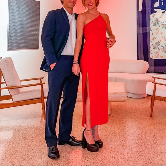 Steve Madden Black Leather Chunky Heels - Picture 6 of 14